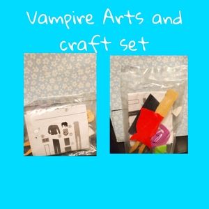 Vampire Halloween arts and crafts set